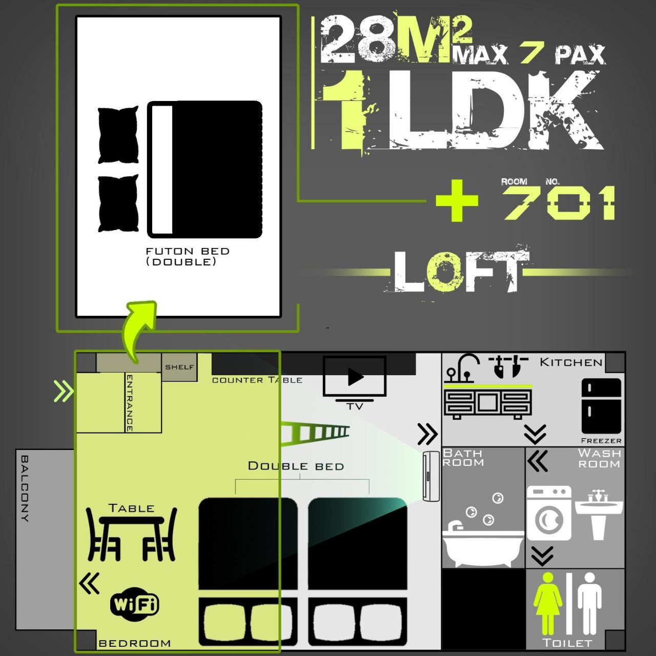 Gate80 Shinsaibashi West Ⅱ Leilighet Ōsaka Eksteriør bilde